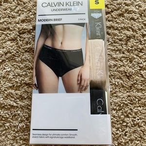 Women’s Calvin Klein Modern Brief 3 Pack Underwear